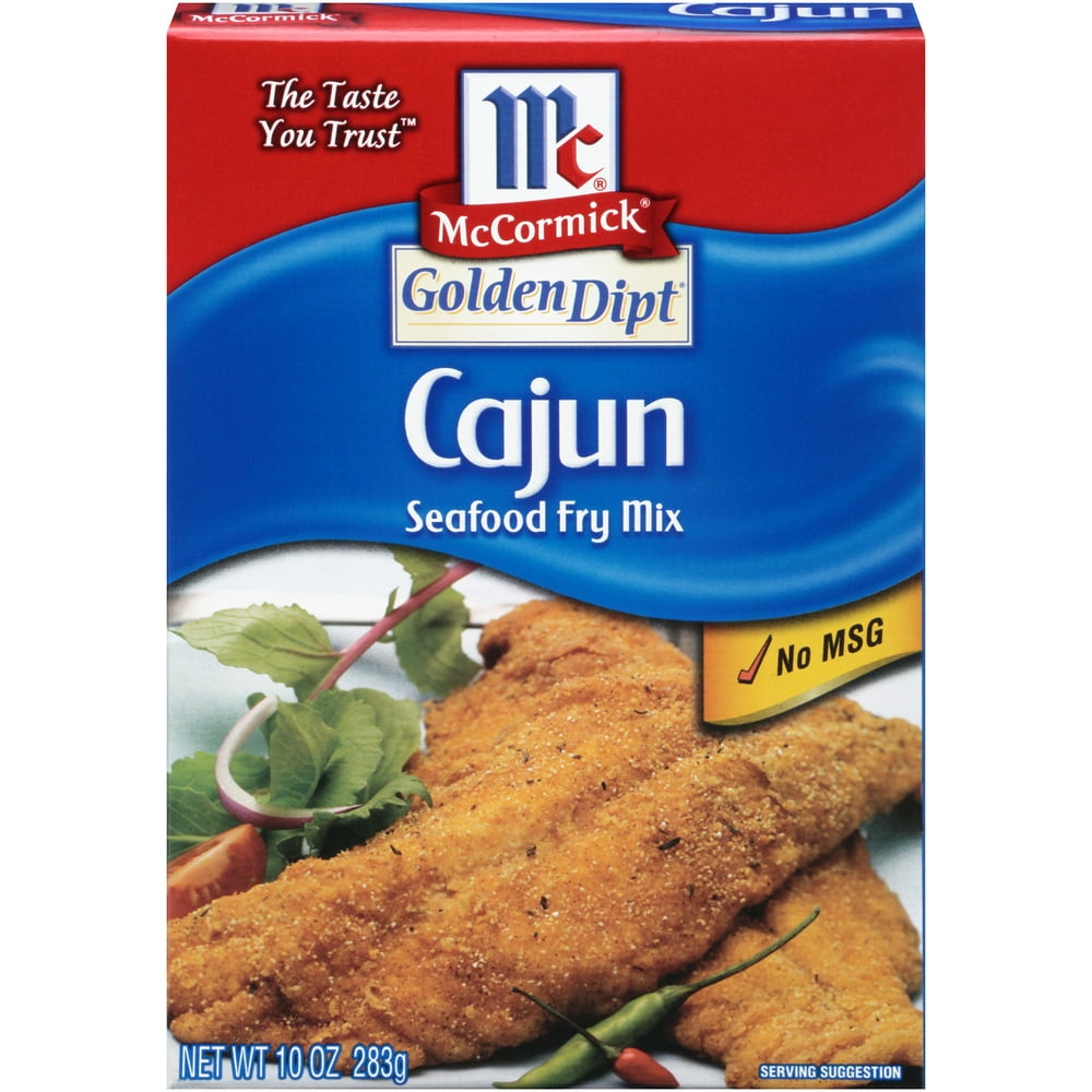 McCormick Golden Dipt Cajun Style Seafood Fry Mix, 10 oz
