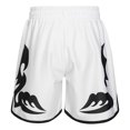 thumbnail image 2 of Runhomal Kids Boys Muay Thai Shorts Boxing Kickboxing MMA Training Trunk Satin Fight BJJ Grappling Type H 3XL/140, 2 of 6