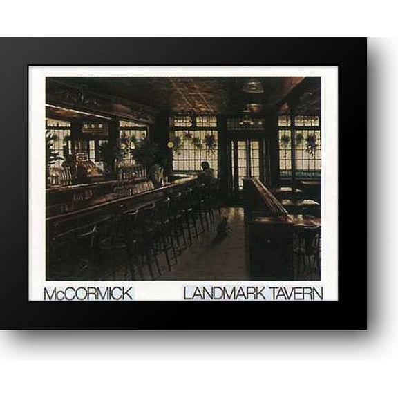 Landmark Tavern 37x30 Framed Art Print by Mccormick, Harry