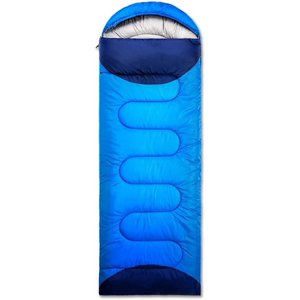 Sac de couchage pour camping Ultra lampe 4 Sac à dos enveloppé chaud de saison Voyages en plein air Randonnée Sac de couchage (couleur A, taille L1,8kg)