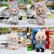 thumbnail image 2 of Ropa para minimuñecos de peluche de 17 cm, accesorios para el ídolo coreano Kpop Exo Labubu, camisa con flores, chaqueta de cuero, falda, ropa de regalo, 2 of 5