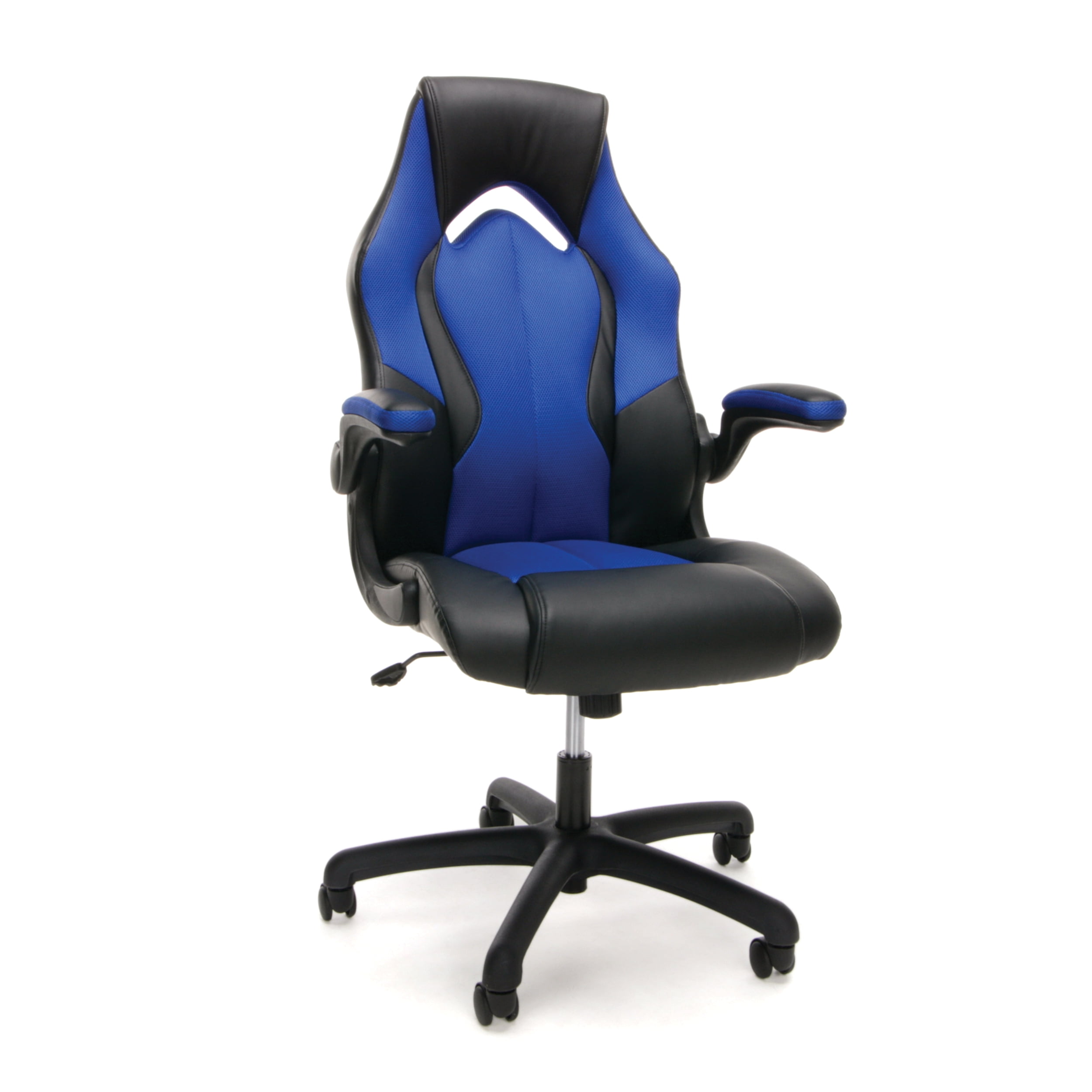 OFM Essentials Collection High-Back Racing Style Bonded Leather Gaming Chair 