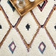 thumbnail image 6 of SAFAVIEH Casablanca Metha Diamond Area Rug, Ivory/Blue, 8' x 10', 6 of 10