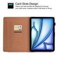 thumbnail image 2 of GSFY Case for 2024 iPad Air 11 Inch 6th Gen (M2), Smart PU Leather Wallet Stand Protective Book Case Auto Sleep Wake for iPad Air 11 6th/ iPad Air 10.9 4th &5th/ iPad Pro 11 (2018-2022), GX-Pink, 2 of 8