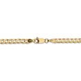 thumbnail image 4 of Collier Chaîne Concave en Or Jaune 14k 20 Pouces 3.8mm Pendentif Charme, 4 of 9