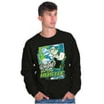 thumbnail image 5 of Cool Popeye Raised By the Hustle Men's Crewneck Sweatshirt Brisco Brands L, 5 of 6
