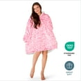 thumbnail image 5 of Bare Homey Plush Sherpa Wearable Blanket - Fluffy & Soft - Lightweight - Adult, Princess, 5 of 9