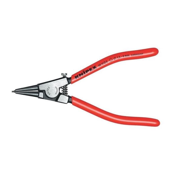 KNIPEX Tools - Circlip Pliers for Grip Rings, 5/32"-9/32" Shaft Dia. (4611G1)