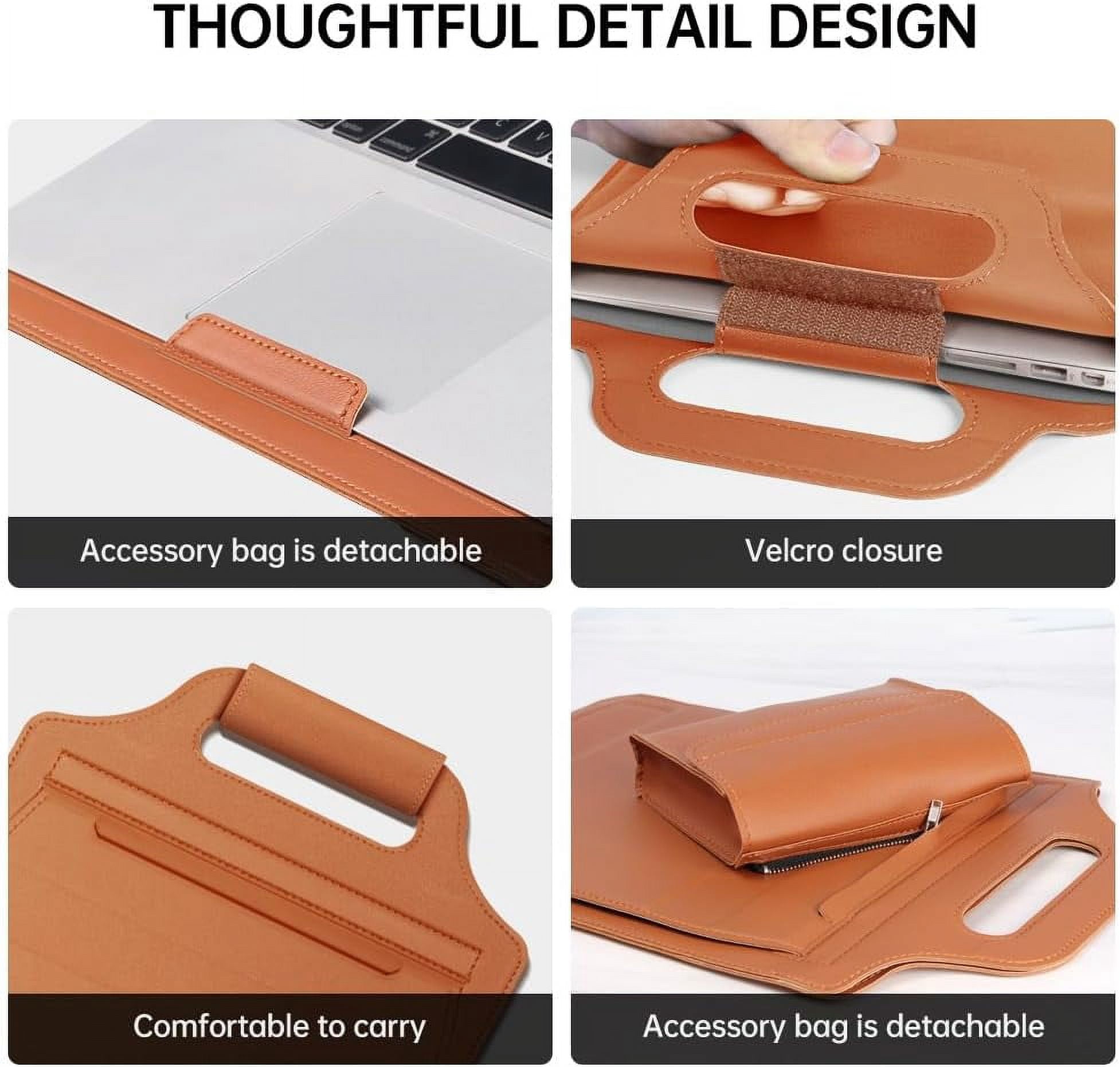 XIHAMA Laptop Case, 12 / 13 / 15.6 Inches, Compatible with Many Models, Sleeve Case, Foldable, Stand Function, Storage Pouch, Lightweight, Thin, Scratch-Resistant, Shockproof, Handbag