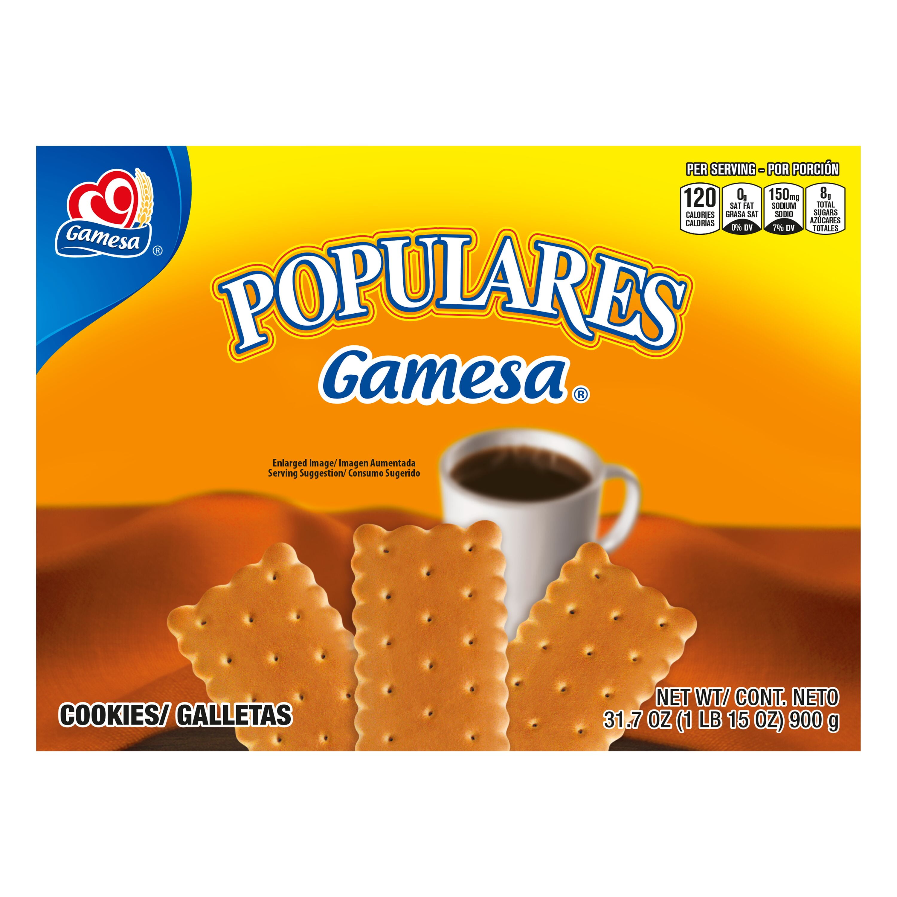 Gamesa Populares Cookies, 31.7 oz, 1 Count Box