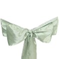 thumbnail image 6 of BalsaCircle 50 Sage Green Satin Chair Sashes Bows Ties Wedding Chair Covers Banquet, 6 of 8