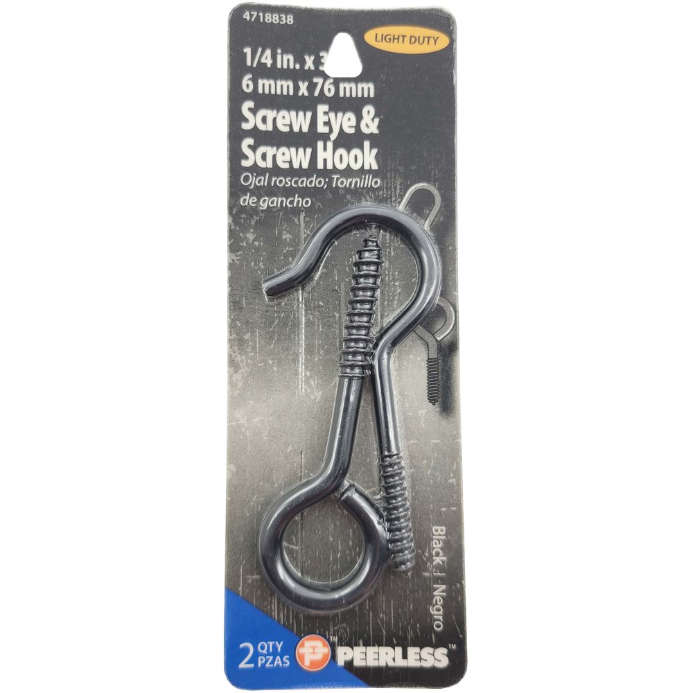 Peerless Chain Black Eye & Hook Screw Kit, 4718838