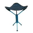 thumbnail image 2 of DYNWAVECA Camping Stool Compact Small Foldable Chair for Beach Barbecue Indoor Outdoor Blue Dark Blue, 2 of 10