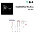 thumbnail image 2 of Tuya Smart Thermostat, LCD Display Touch Screen For Electric Floor Heating Water/Gas Boiler Temperature Remote Controller ,Save Energy, 2 of 7