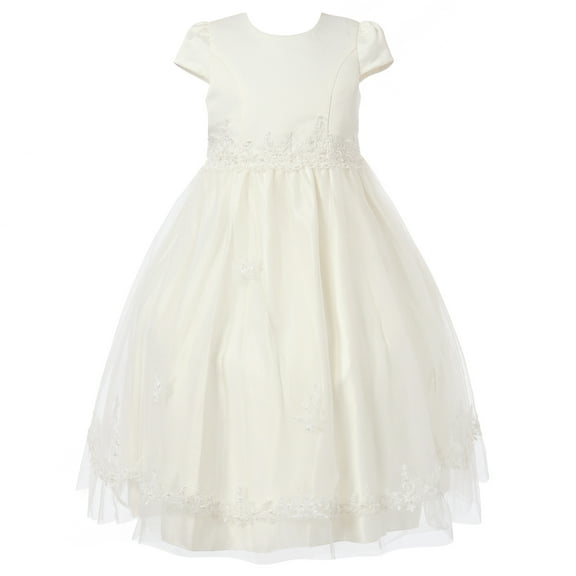 Richie House Girls' Princess Dress with Embroidery RH1385
