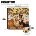 thumbnail image 5 of HELLHERO Pumpkin and Maple Leaf Pattern Sewing Machine Pad Organizer Premium Fabric Beautiful & Practical Fusion Easy to Clean Mats Sewing Machine Table, 5 of 5