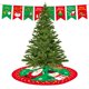 thumbnail image 4 of Alfombra de falda de árbol de Navidad, decoración de Año Nuevo, adornos de falda de árbol, suministros festivos para fiestas, 90CM, 4 of 4
