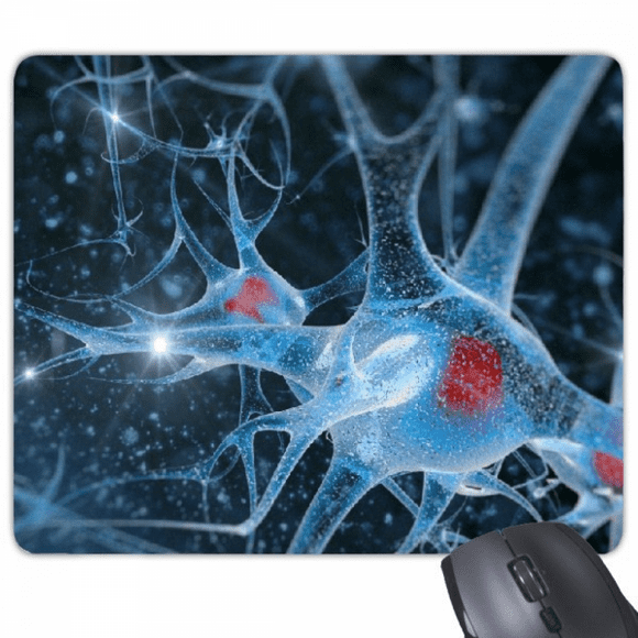 Brain Cell Picture Details Pattern Mouse Pad Non-Slip Rubber Mousepad Game Office