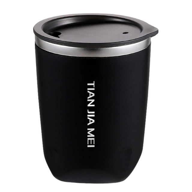 Taza térmica de acero inoxidable de 300 ml para café, delicada y portátil, para hombres y mujeres