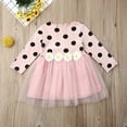 thumbnail image 1 of Automne Bébé Robe de Coton Polka Dot Princesse à Manches Longues Partie Tutu Robe, 1 of 5