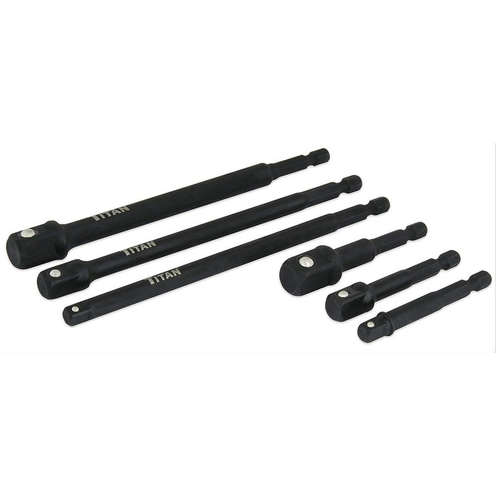 12087 6Piece Impact Socket Adapter Set, Impact grade socket adapters to allow the use of