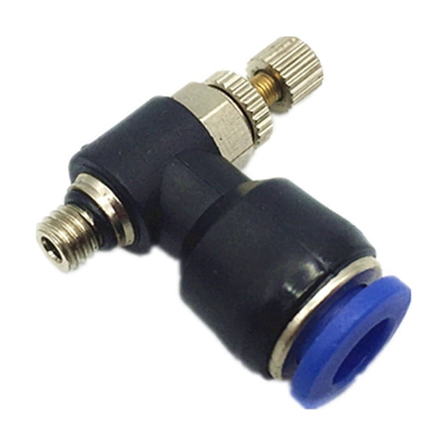 10pcs / lote Ajuste neumático SL6-1 1/8 "-6mm Presión de la válvula de aceleración Reducir la regulación del control SL6-01 SL8-01 SL6-02
