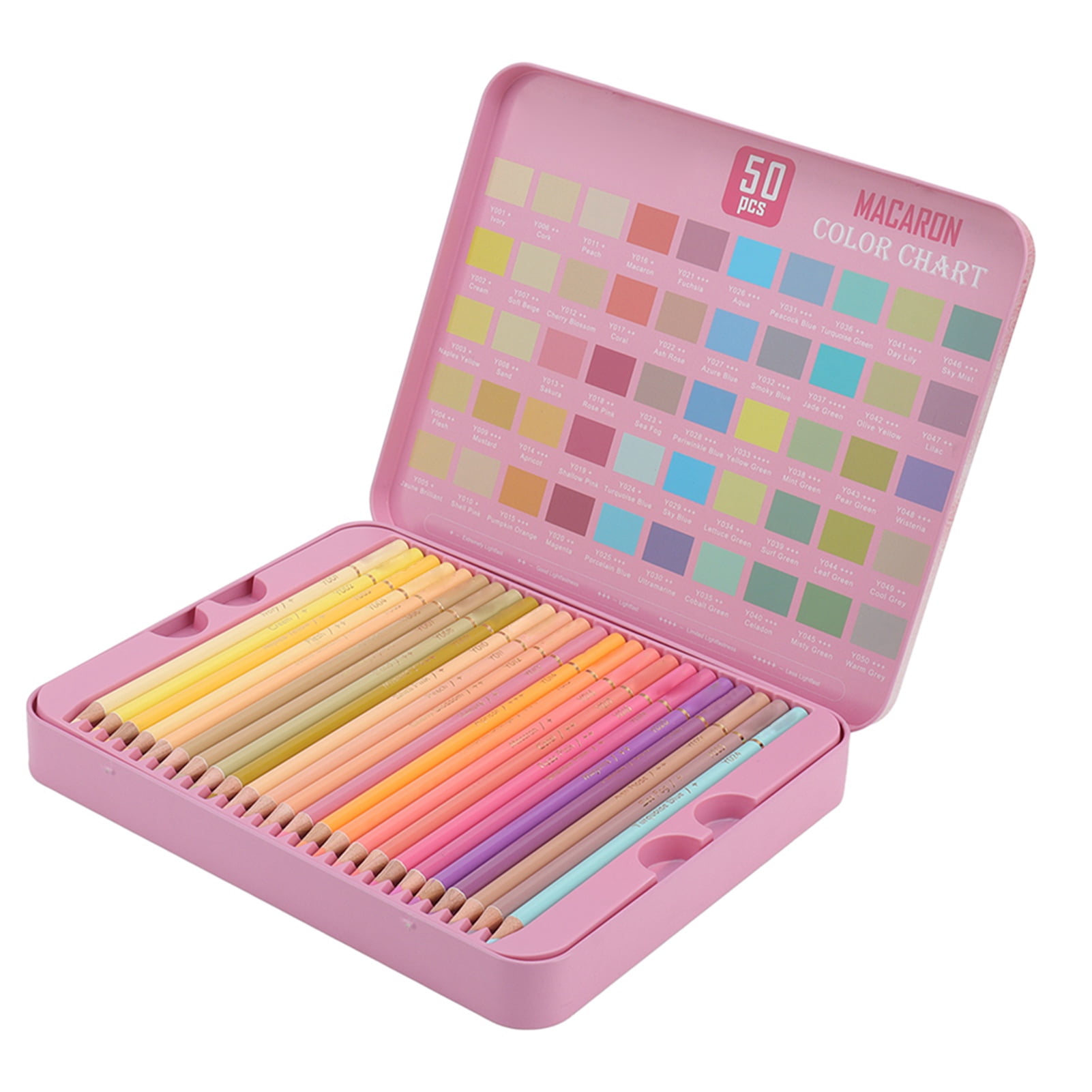 Lápices De Colores, Material De álamo, 50 Colores, Lápices De