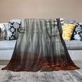 thumbnail image 2 of Shiartex Trees Leaves Fog Ideal Comfy Throw Blanket for Bed All Seasons Lightweight Anti-Pilling Wrinkle-Resistant 50x60in, 2 of 6