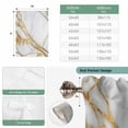 thumbnail image 6 of White Yellow Marble Tie Up Curtains for Windows, Adjustable Balloon Window Shades, Ink Painting Modern Art Kitchen Window Treatments Adjustable Roll Up Curtain for Basement/Nursery 52"x45", 6 of 8