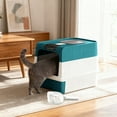thumbnail image 5 of BotaniNest Cat Litter With Drawer PP Cat Litter With Filter And Shovel Enclosed Hygiene, 5 of 5