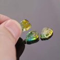 thumbnail image 6 of U8MO 10pcs 13x10mm Crystal Glass Petal Leaf Loose Pendant Beads for Jewellery Making-Pink Gold, 6 of 9