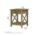 thumbnail image 2 of Bush Furniture Key West End Table with Storage in Reclaimed Pine, 2 of 8