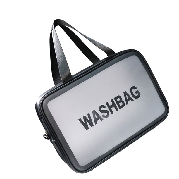 Kearding Bolsas de almacenamiento de viaje portátiles, bolsas de maquillaje para mujer, bolsa de plegable, bolsa de cosméticos impermeable, bolsa Almacenamiento y organización del hogar Negro L Kearding HA005435-08