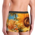 thumbnail image 3 of Uemuo Sunflower Blue Sky Pattern Men's Boxer Briefs,Trunk Anti-Chafing,Comfortable, Durable, and Stylish Underwear-Large, 3 of 9