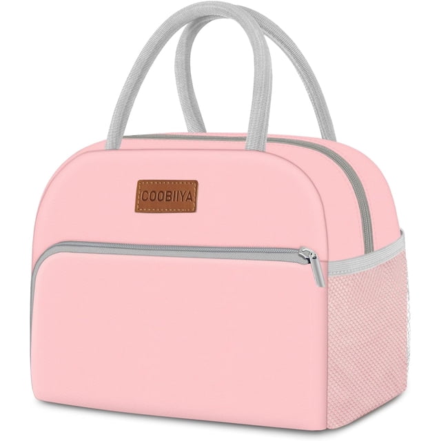 Coobiiya Bolsa de almuerzo para mujer, lonchera con estampado de vaca para mujeres y hombres adultos, aislada, reutilizable, pequeña, a prueba de fugas, linda lonchera para el trabajo, oficina, picnic