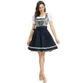 thumbnail image 3 of Mepaouo Mommy and Me Dresses Kids Girls Oktoberfest Family Outfits Women German Bavarian Apron Dirndl, 3 of 9