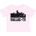 thumbnail image 3 of Inktastic Dallas Texas City Skyline with Grunge Boys or Girls Toddler T-Shirt, 3 of 5