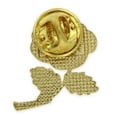 thumbnail image 3 of Gold Plated Rose Flower Lapel Pin 1, 3 of 3