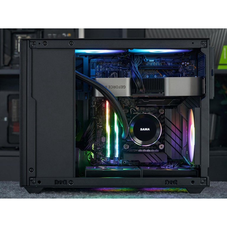 SAMA IM01 Pro Mini Micro ATX Tower Computer Case Tempered