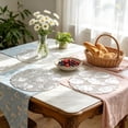 thumbnail image 4 of Yakvarog 15" Halloween Pumpkin Round Placemats, Hollow Out Fall Table Mats with Leaf Detail, Heat Resistant Non-Slip Washable Placemats for Dining Table, Thanksgiving Everyday Use, 4 of 6