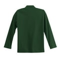 thumbnail image 2 of Womens Silk Touch Long Sleeve Cotton/Polyester Polo Shirt Dark Green 3X-Large, 2 of 6