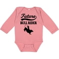 thumbnail image 3 of Inktastic Future Bull Rider Rodeo Riding Boys Long Sleeve Baby Bodysuit, 3 of 5