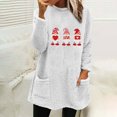 thumbnail image 2 of Lindreshi Long Sleeve Shirts for Women Fashion Casual Long Sleeve RoundNeck Blouses ShirtsLYF1129-15, 2 of 4