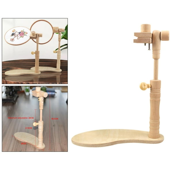 Estante de Puntada, Soporte de Puntada de Bordado Ajustable, Soporte de Tapiz, Herramienta de Artesanía de Regazo de Costura Los 29x495cm perfecl Estante de punto de cruz