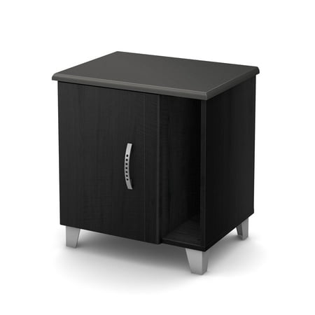 - South Shore Lazer Nightstand, Black Onyx