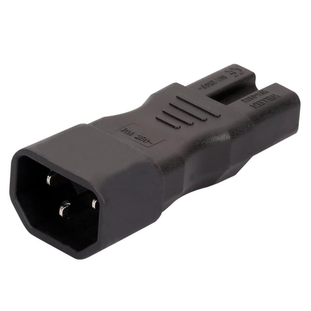 Adaptador de Enchufe IEC 320 C14 Yotijar Enchufe Macho IEC de 3 Clavijas