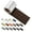 Dark Brown No.2, variant on Leather and Vinyl Repair Tape 3x60 inch, Strong Adhesion Backing Self Adhesive Vinyl and Leather Repair Kit for Car Seat, Couch, Furniture, Jacket. Bonded Leather Repair Roll