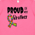thumbnail image 4 of Inktastic Proud of my Brother Autism Awareness Puzzle Piece Ribbon Boys or Girls Baby T-Shirt, 4 of 5