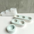 thumbnail image 2 of Concrete Candlestick Silicone Mold DIY Handmade Round Plaster Epoxy Resin Candle Holder Craft Molds Home Decoration Supplies, 2 of 7