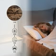 thumbnail image 4 of Battery Operated Analog Wall Clocks Non-Ticking Silent Modern Clock Decorative for Home,Office-Aged Wood Planks(14inch), 4 of 4